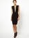 Elegant Black V-Neck Midi Dress