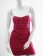 Strapless Reched Beading Dress Rose