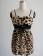 Leopard Fur Mini Dress