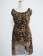 Asymmetric Hemline Leopard Dress