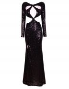 Luxury Sequined Cut-out Celebrity Dress