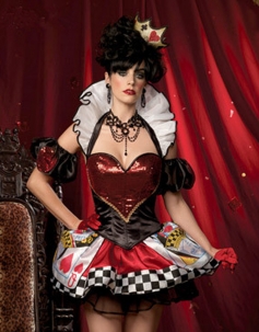 Deluxe Card Queen Costume