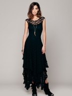 French Courtship Layered Maxi Dress