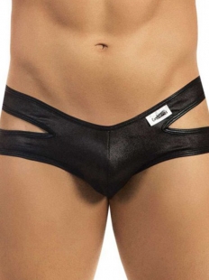 Sexy Black Vinyl Men Underwear
