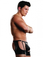 Men Erotic Black Boxer Underwear